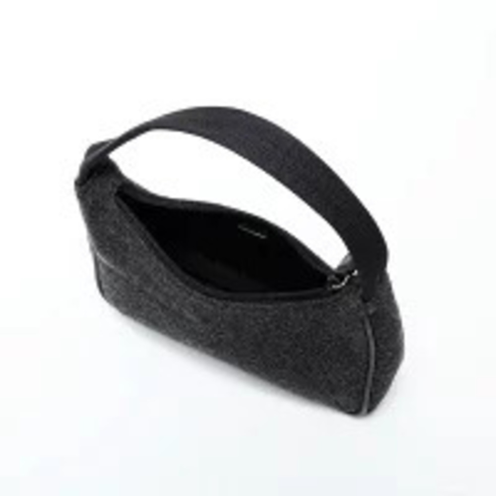 Prada Wool Sport Hobo Handbag Gray - Picture 13 of 13